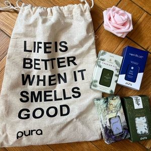 Pura fragrance refills and complementary bag